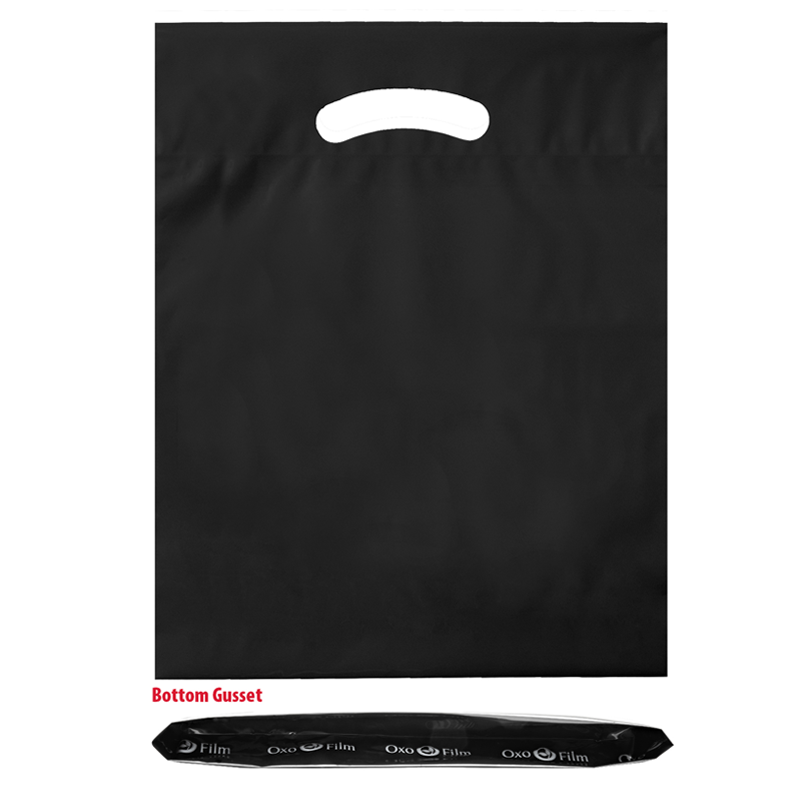 OXO Reusable Die Cut Fold-Over Reinforced Bag (9"x12"x2") - Flexo Ink