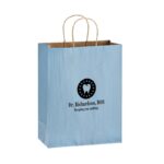 Matte Color Twisted Paper Handle Shopper |10x5x13| - Flexo Ink