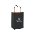 Matte Color Twisted Paper Handle Shopper |5x3 1/2x8| - Foil Stamp