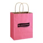 Matte Color Twisted Paper Handle Shopper |8x4 3/4x10 1/2| - Flexo Ink