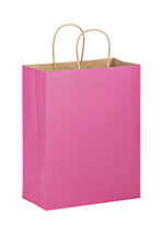 Matte Color Twisted Paper Handle Shopper |10x5x13| - Foil Stamp - Image 4