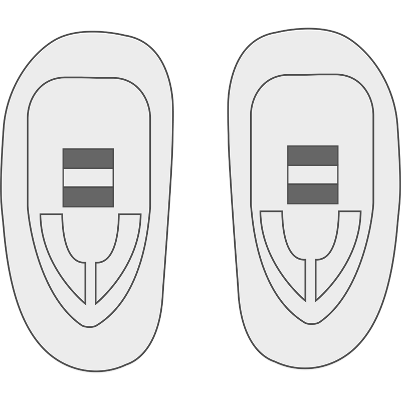 D-Shape Nose Pads - Image 1