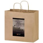 Natural Kraft Paper Take-Out Twisted Paper Handle Shopper |13x7x12 3/4| - Color Evolution