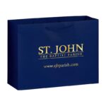 Gloss Laminated Euro Tote Bag |16x6x12| - Foil Stamp - Image 4