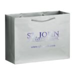 Gloss Laminated Euro Tote Bag |16x6x12| - Foil Stamp - Image 5