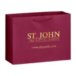 Gloss Laminated Euro Tote Bag |16x6x12| - Foil Stamp - Image 2
