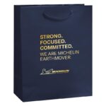 Gloss Laminated Euro Tote Bag |8x4x10| - Foil Stamp - Image 4