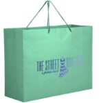 Matte Laminated Euro Tote Bag |13x5x10| - Pastel Foil Stamp