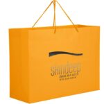 Matte Laminated Euro Tote Bag |16x6x12| - Pastel Foil Stamp - Image 3