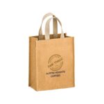 CREEK - Lightweight Washable Kraft Paper Tote Bag with Web Handle |8x5x10| - Screen Print