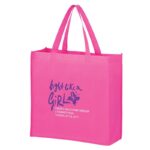 Awareness Pink Non-Woven Tote Bag |13x5x13| - Screen Print