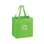 Heavy Duty Non-Woven Grocery Tote Bag with Insert |12x8x13| - Screen Print - Image 8