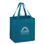 Heavy Duty Non-Woven Grocery Tote Bag with Insert |12x8x13| - Screen Print - Image 9