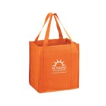 Heavy Duty Non-Woven Grocery Tote Bag with Insert |12x8x13| - Screen Print - Image 11