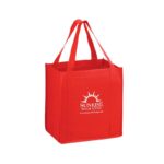 Heavy Duty Non-Woven Grocery Tote Bag with Insert |12x8x13| - Screen Print - Image 13