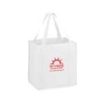 Heavy Duty Non-Woven Grocery Tote Bag with Insert |12x8x13| - Screen Print - Image 17