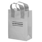 Color Frosted Soft Loop Shopper Bag |10x5x13| - Flexo Ink
