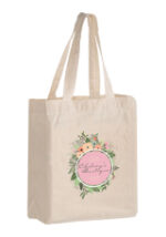 Cotton Canvas Tote Bag |8x4x10|-Screen Print - Image 2