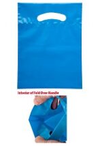 Oxo Reusable Fold-Over Reinforced Die Cut Bag |7 1/2x10| - Flexo Ink - Image 2